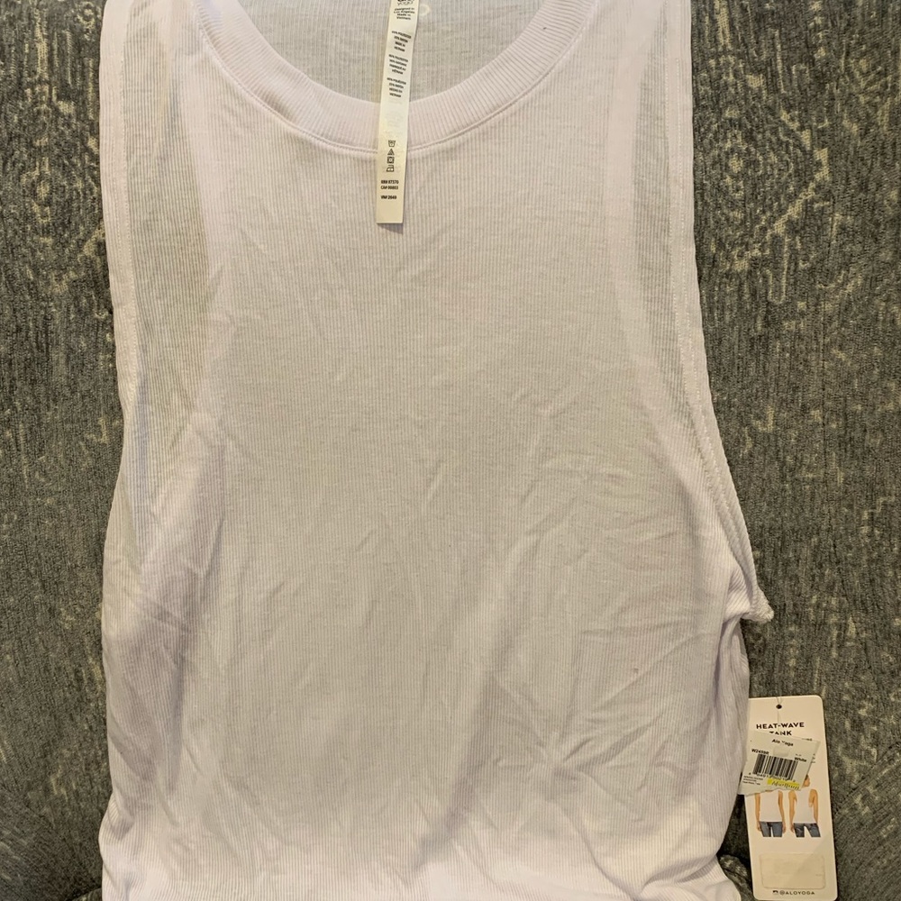 Alo Heat Wave Tank. New with Tags. Size Medium